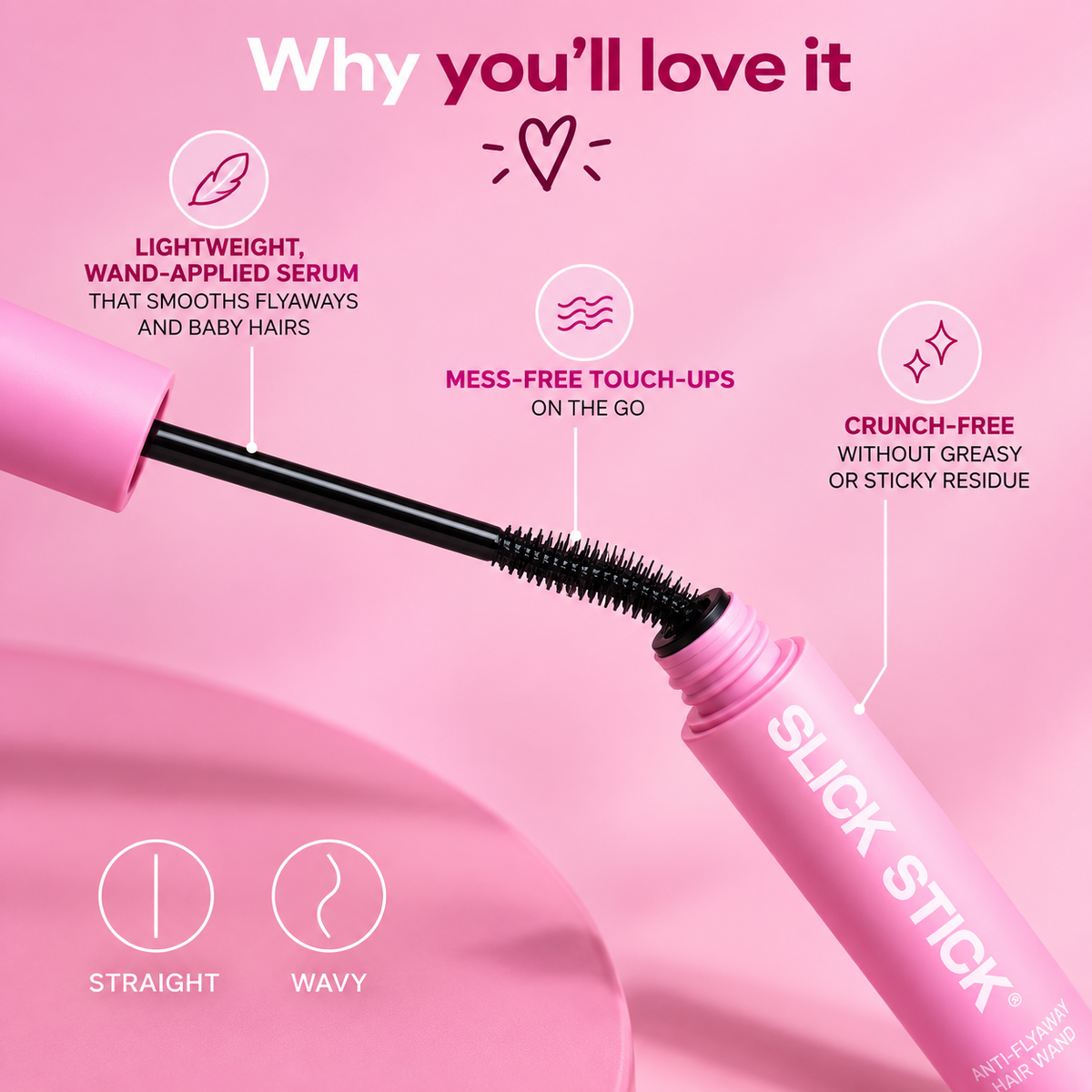 Flyaway Hair Smoothing Stick