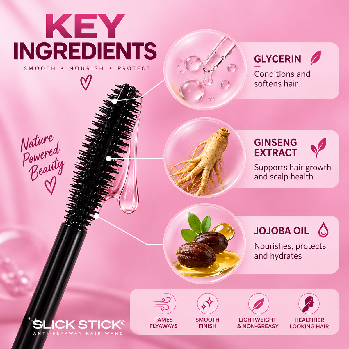 Flyaway Hair Smoothing Stick