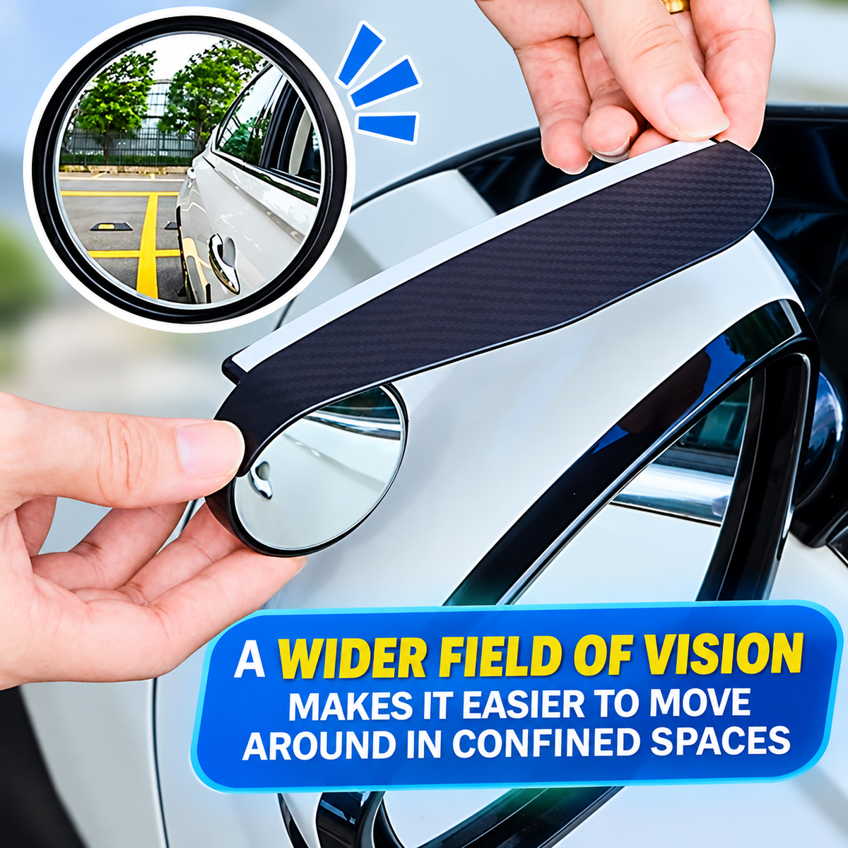 Rainproof 360° Blind Spot Mirror