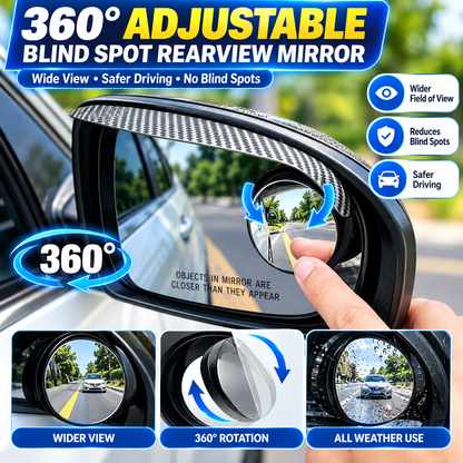 Rainproof 360° Blind Spot Mirror