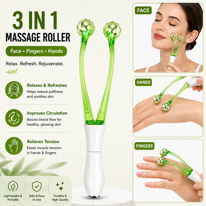 3-in-1 Eye, Hand & Finger Massager