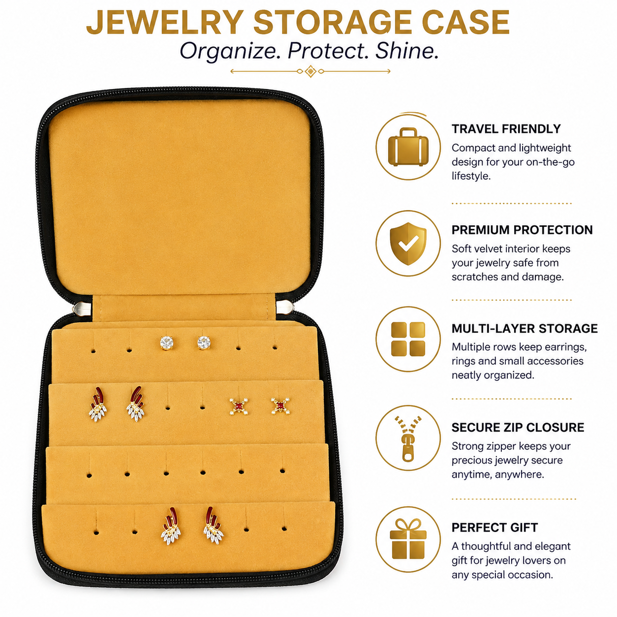 Portable Jewelry Storage Box