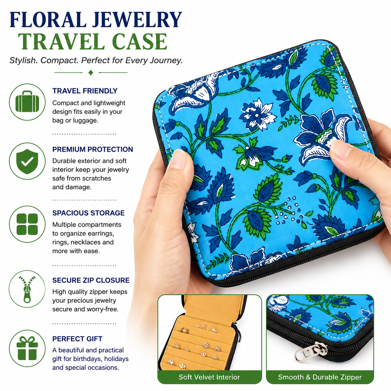 Portable Jewelry Storage Box
