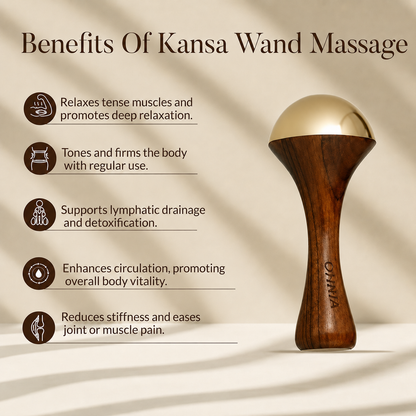 Natural Healing Kansa Wand Massager
