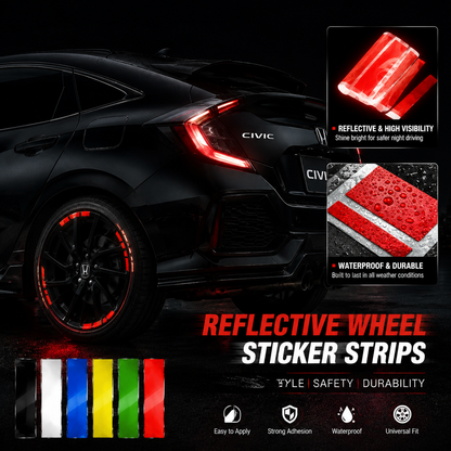 Universal Car Wheel Reflective Stickers