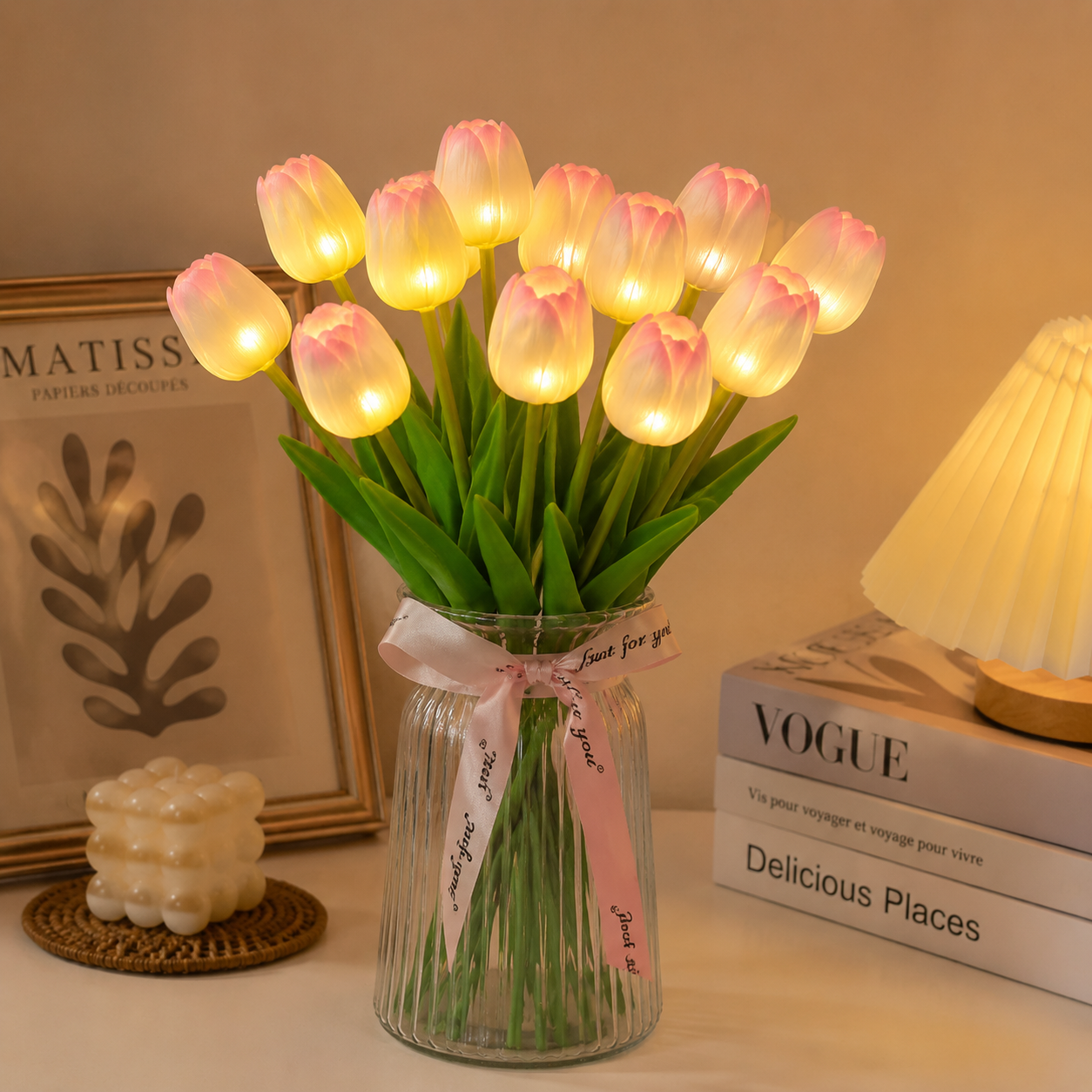 Glowing Tulip Flowers✨
