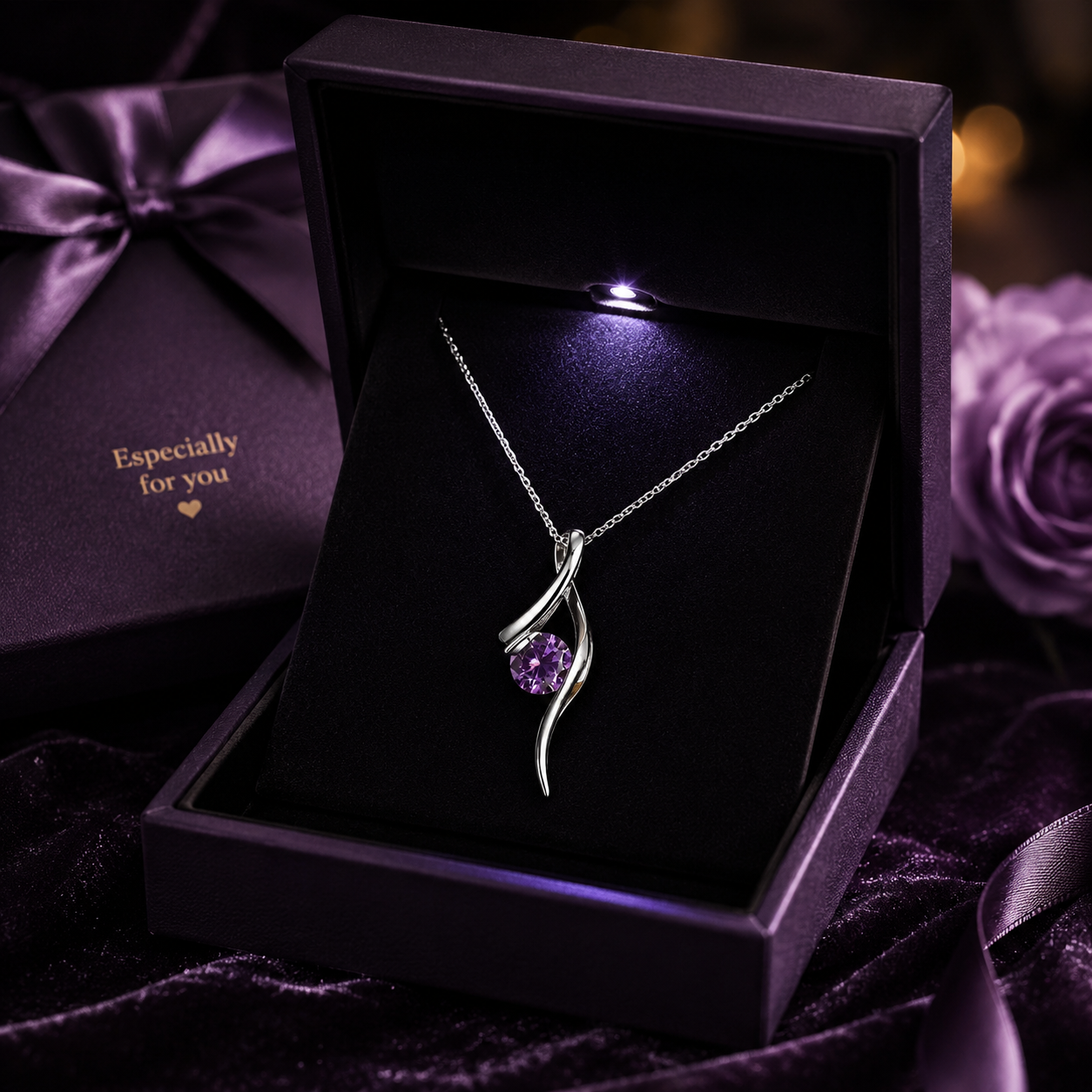 Wavelle | Curve Pendant Necklace