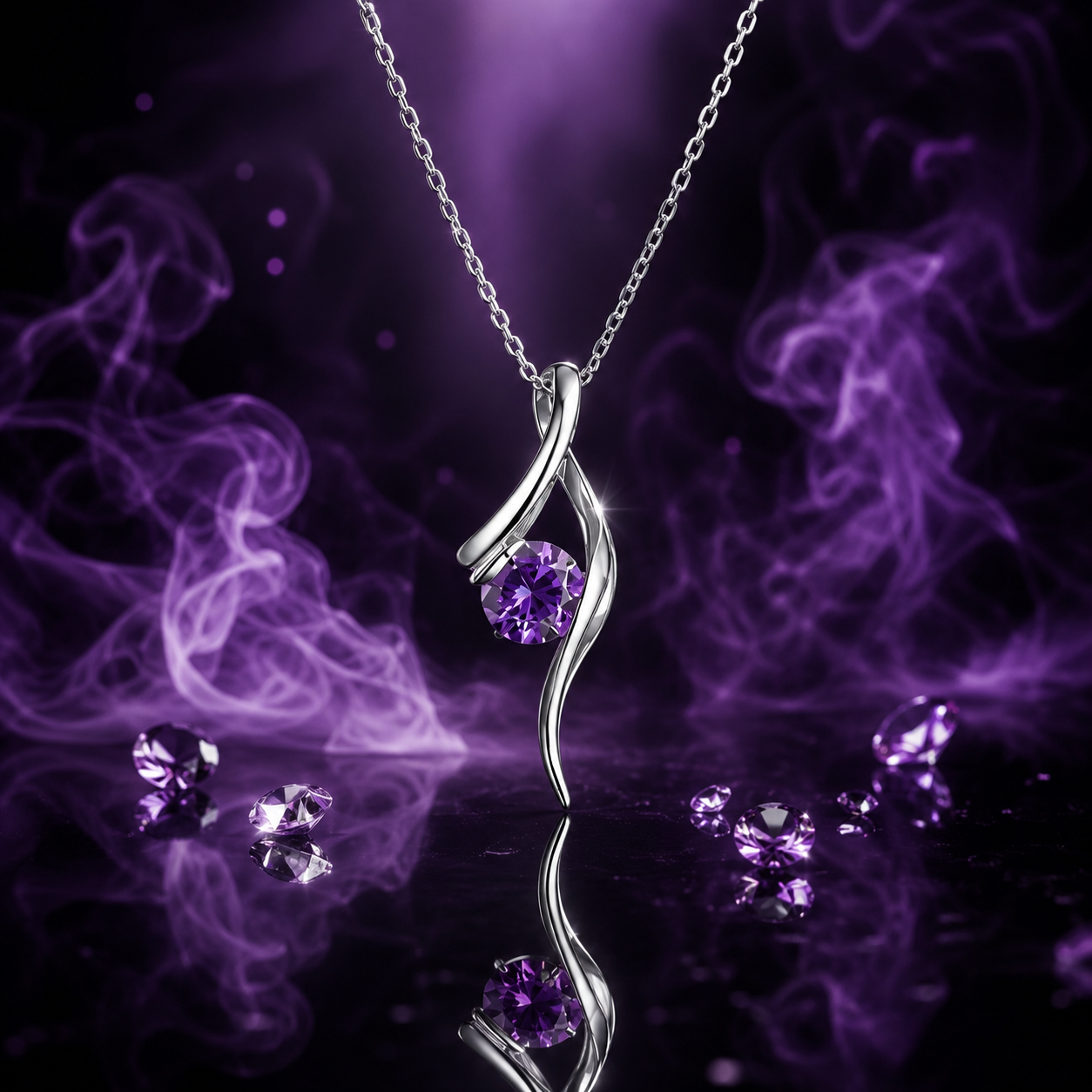 Wavelle | Curve Pendant Necklace