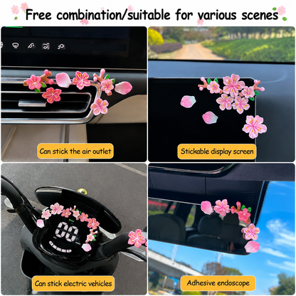 3D Cherry Blossom Car Stickers