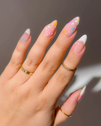 Reusable + Waterproof Floral  Nail Stickers
