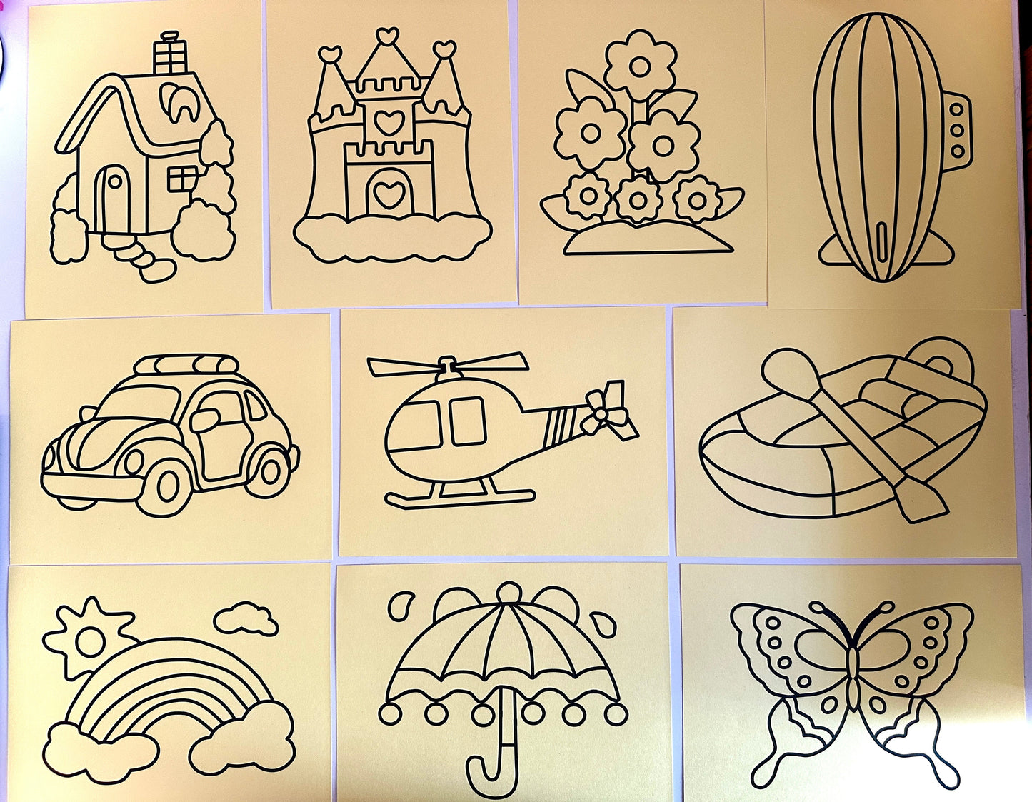 DIY Sand Sticker Art✨