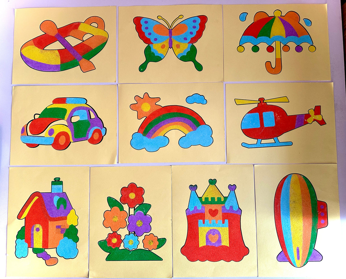 DIY Sand Sticker Art✨