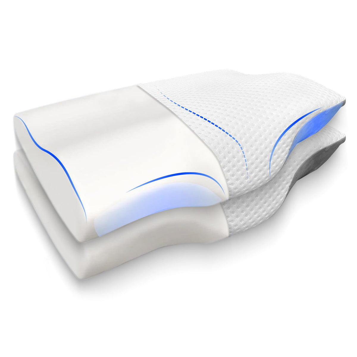 Orthopedic Memory Foam Cervical Pillow for Neck Pain Relief