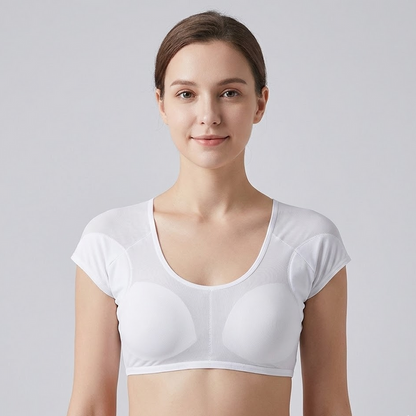 Comfort Base Tank Top with Underarm Sweat Pads