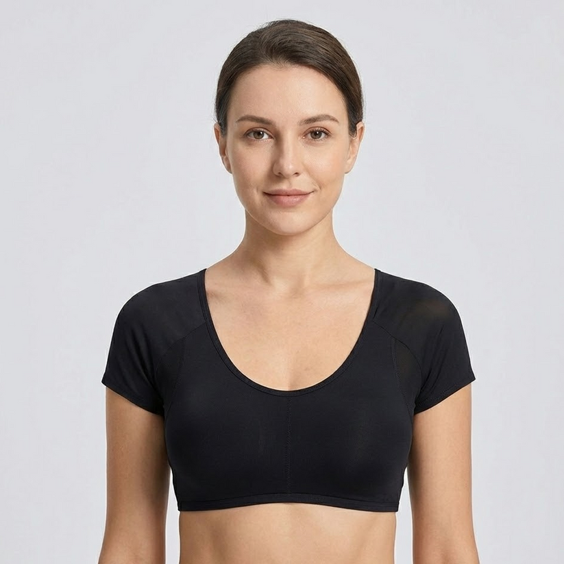 Comfort Base Tank Top with Underarm Sweat Pads