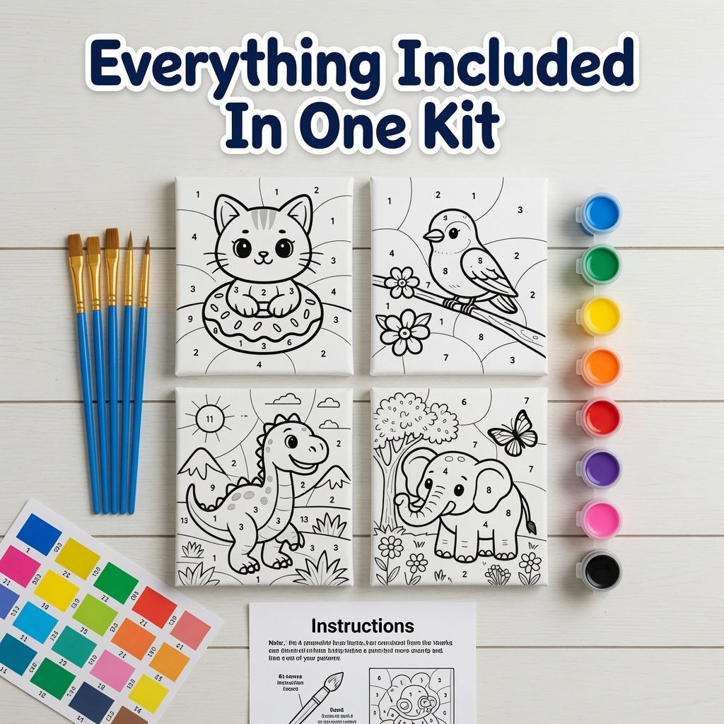 Paint By Number Kit For Kids✨