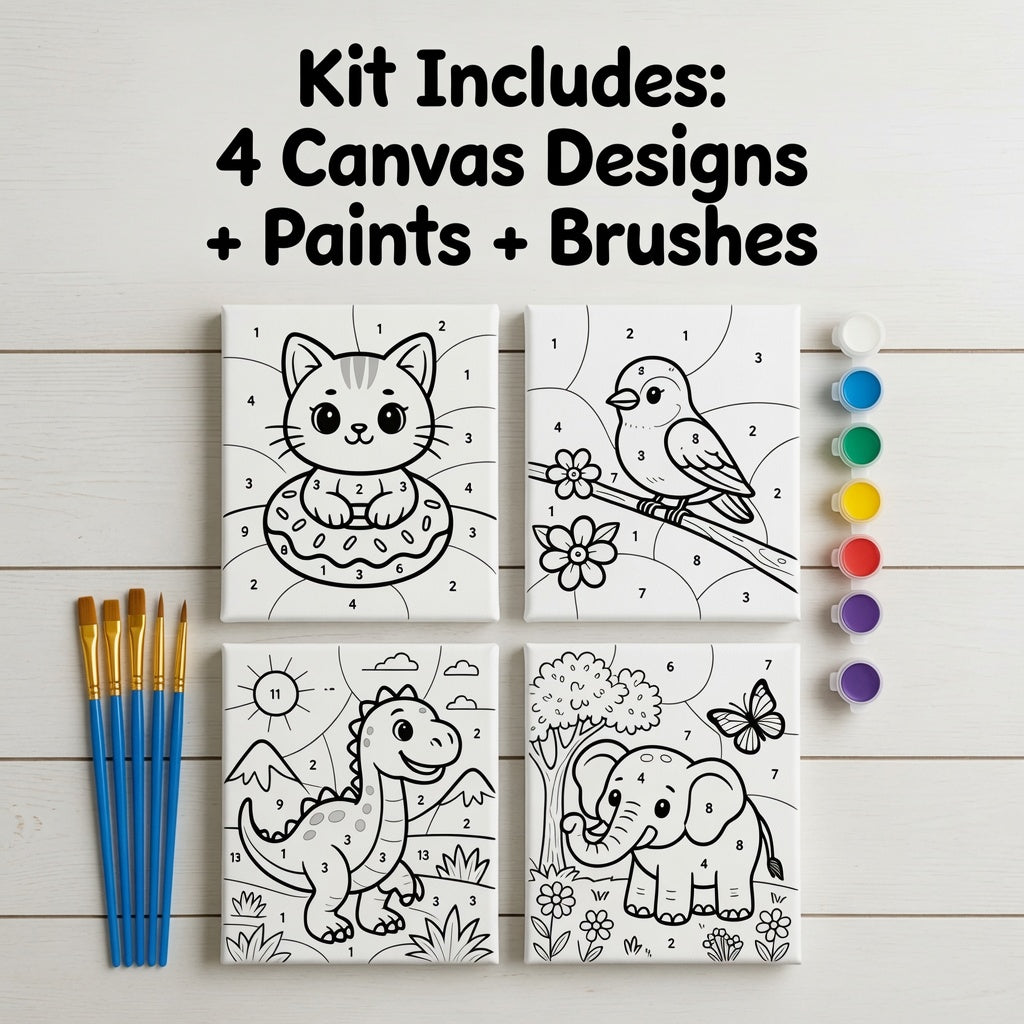 Paint By Number Kit For Kids✨