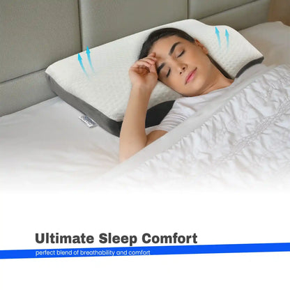 Orthopedic Memory Foam Cervical Pillow for Neck Pain Relief