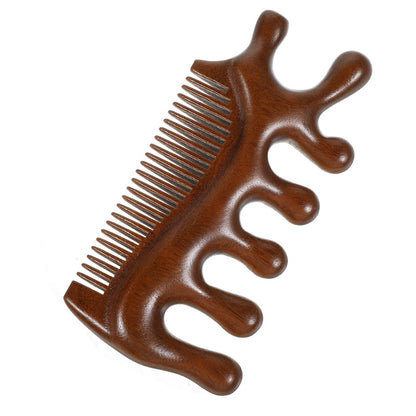 3-in-1 Wooden Scalp Massage & Hair Comb