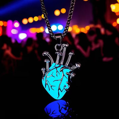 Luminous Heart Pendant Necklace