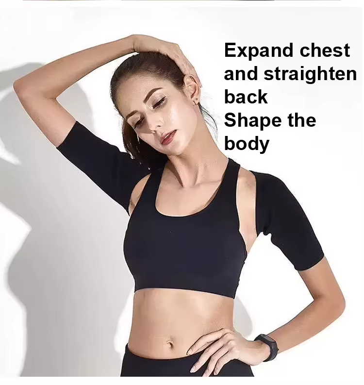 Sweat Slim Arm Shaping & Posture Support Top