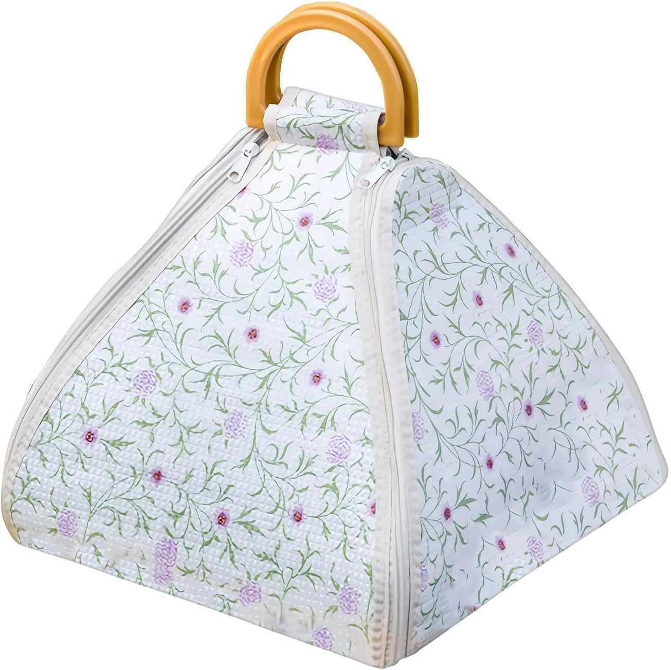 Elegant Floral Picnic Bag