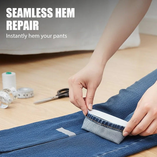 Washable hem tape for trousers