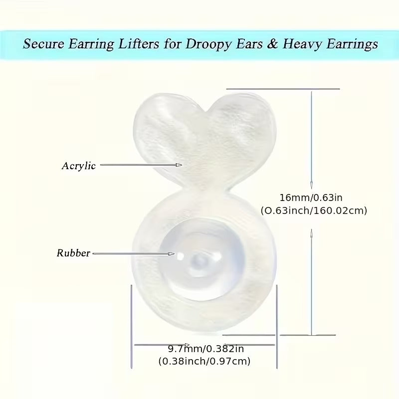 Silicone Earring Back Lifters