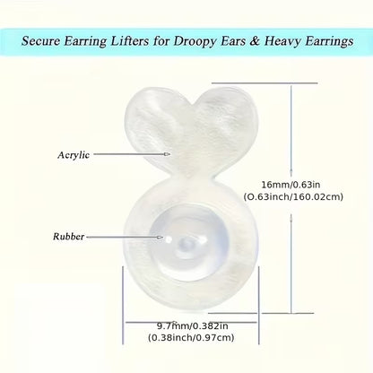 Silicone Earring Back Lifters