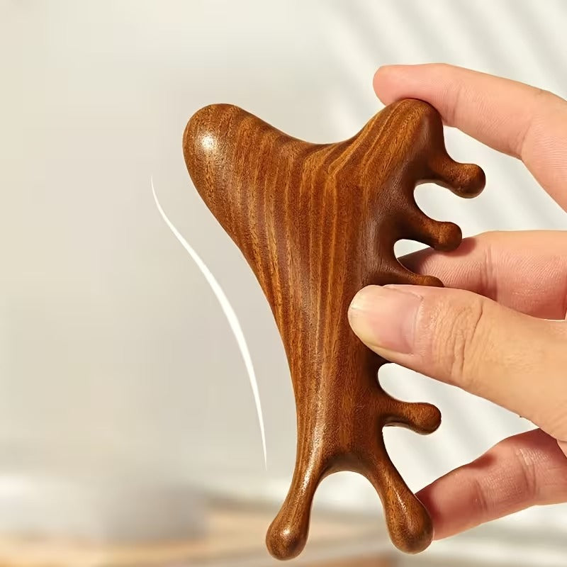 4-in-1 Wooden Relaxation Scalp Massager