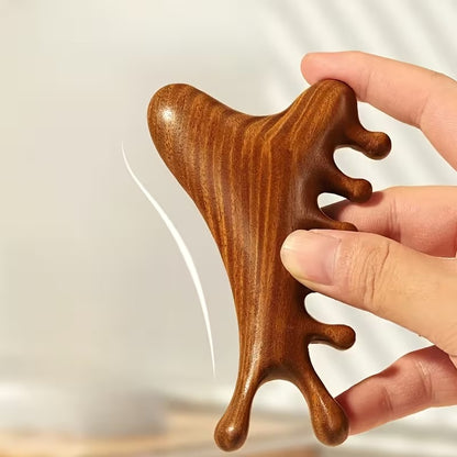 4-in-1 Wooden Relaxation Scalp Massager