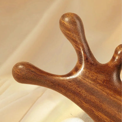 4-in-1 Wooden Relaxation Scalp Massager