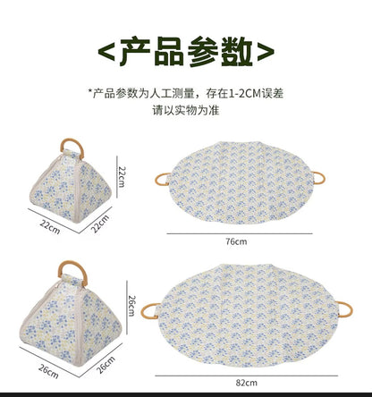 Elegant Floral Picnic Bag