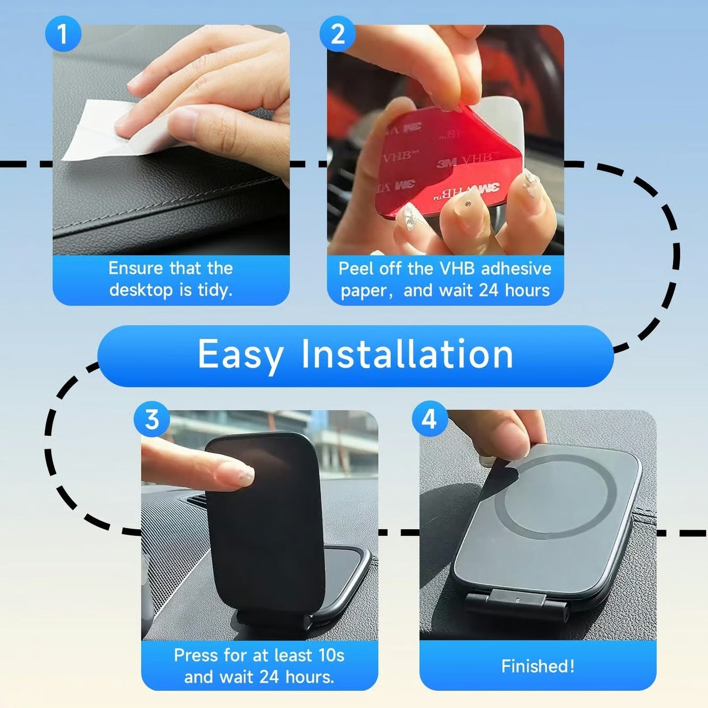 🔥2026 New Magnetic Foldable Phone Holder for Car