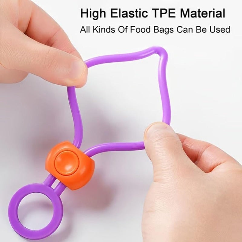 Elastic Food Bag Sealer Strap