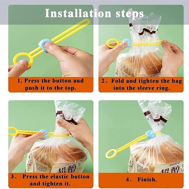Elastic Food Bag Sealer Strap
