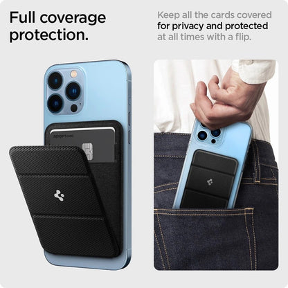 Portable Magnetic Card Holder Wallet With Mobile Stand