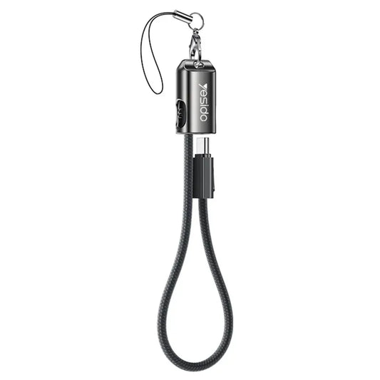 USB C to USB C Data Cable PD 60W Fast Charging Wire with Lanyard