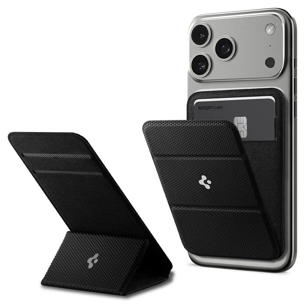 Portable Magnetic Card Holder Wallet With Mobile Stand