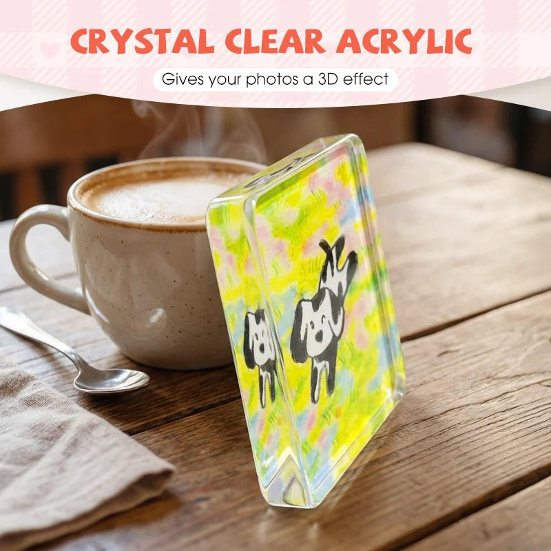 DIY Refrigerator Magnets made of Clear Acrylic
