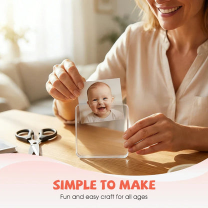 DIY Refrigerator Magnets made of Clear Acrylic