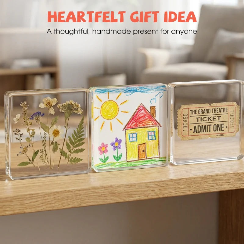 DIY Refrigerator Magnets made of Clear Acrylic