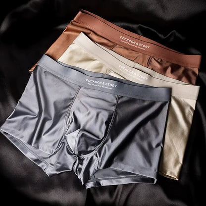 Luxury Mesh Ice Silk Underwear