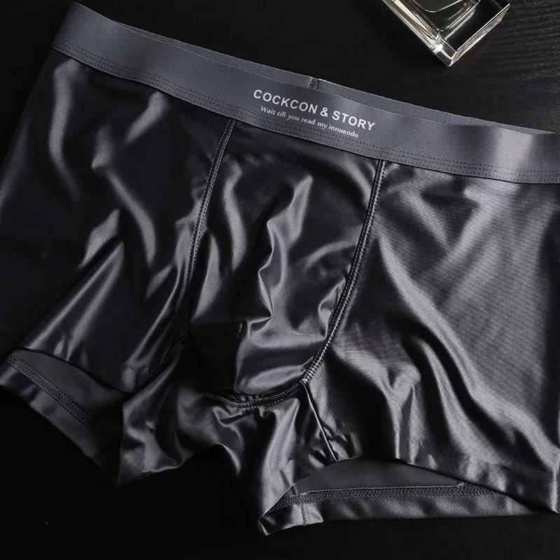 Luxury Mesh Ice Silk Underwear