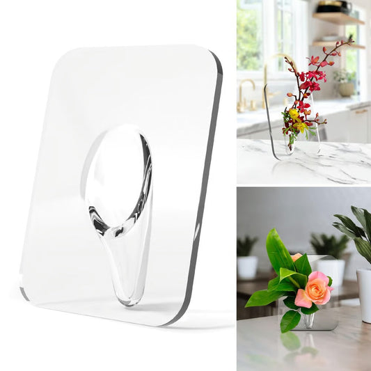 Photo Frame Shaped Clear Acrylic Flower Vase