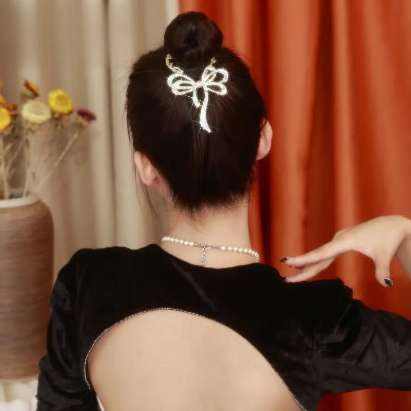 🔥Bow light luxury premium feeling hairpin