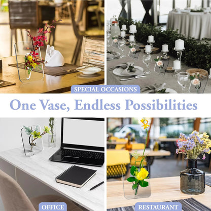 Photo Frame Shaped Clear Acrylic Flower Vase