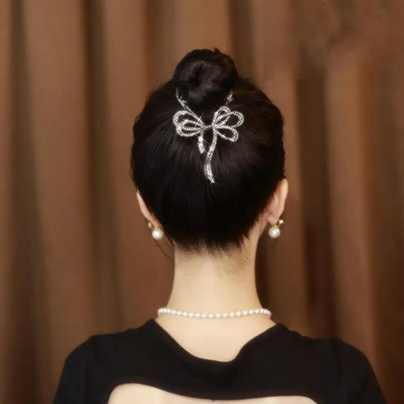 🔥Bow light luxury premium feeling hairpin