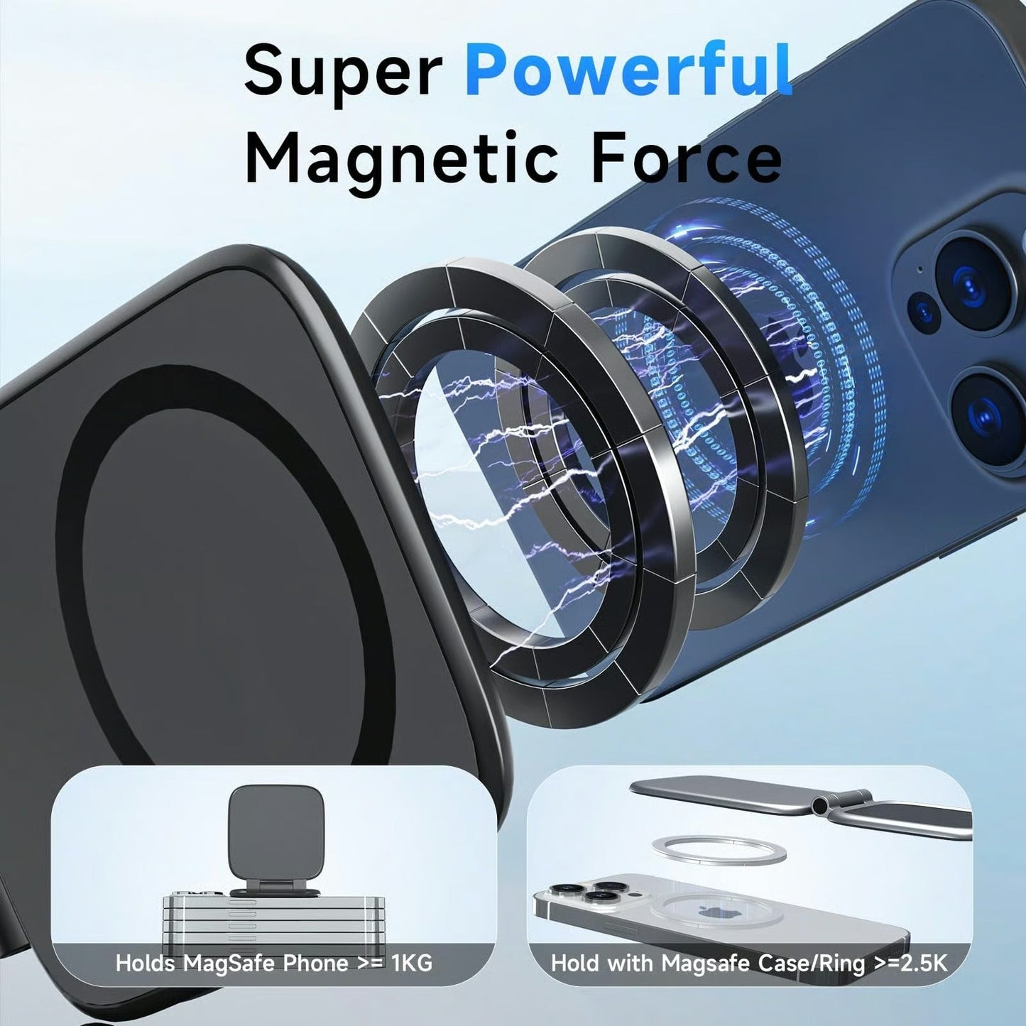 🔥2026 New Magnetic Foldable Phone Holder for Car