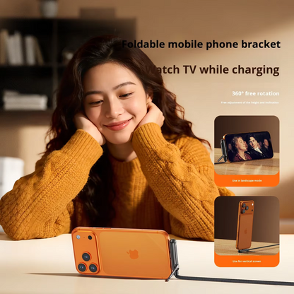 240W Braided Fast Charge Cable With Built-in Phone Stand